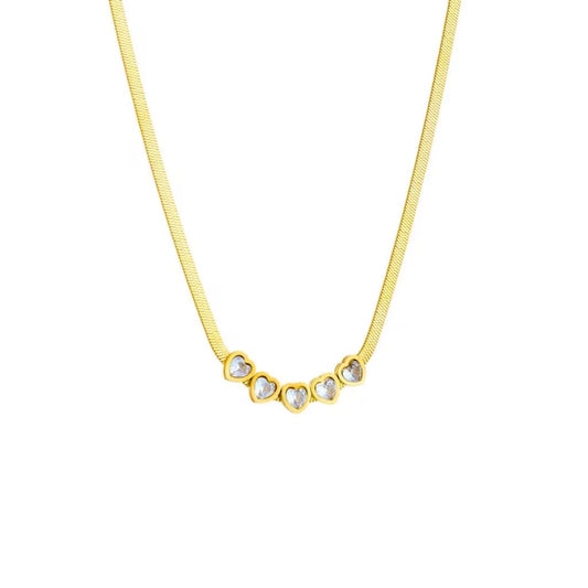 Minimal Luxury Necklace and Bracelet Set