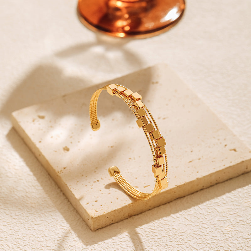 Delicate gold plated Bangle