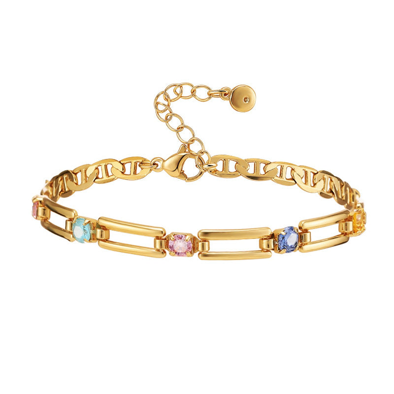 gold plated fashion bracelet