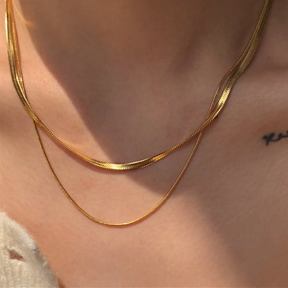 Stainless steel versatile necklace