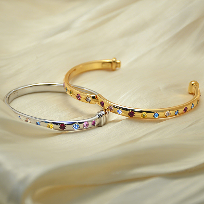 colorful zircon bracelets