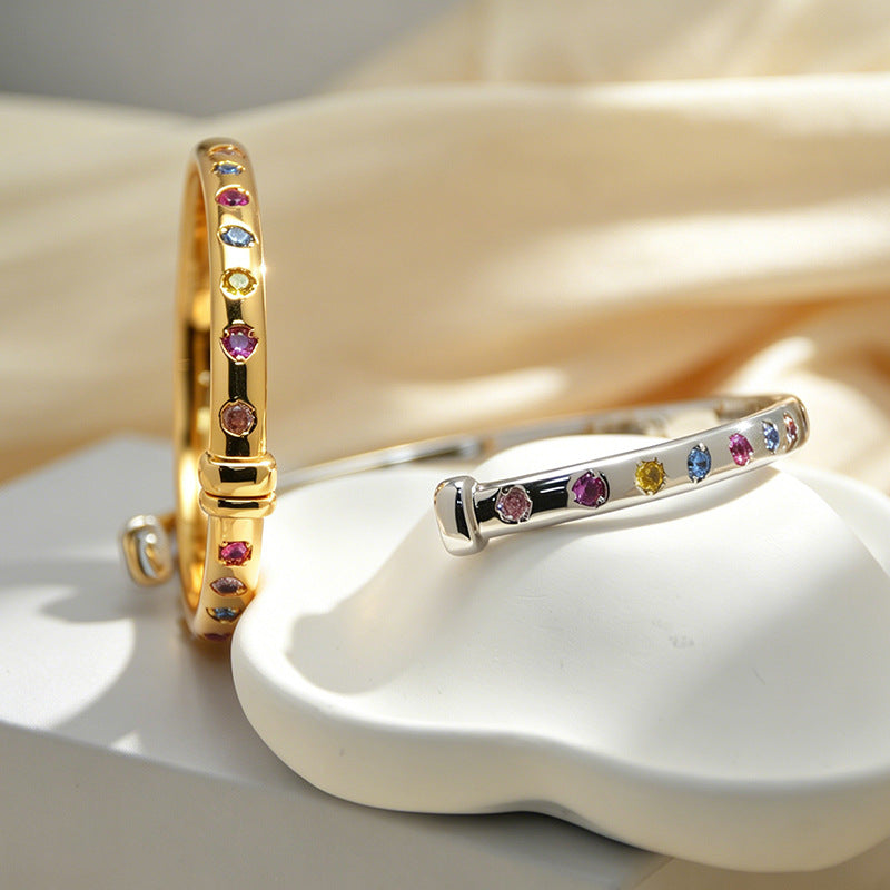 colorful zircon bracelets