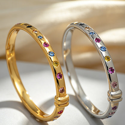 colorful zircon bracelets