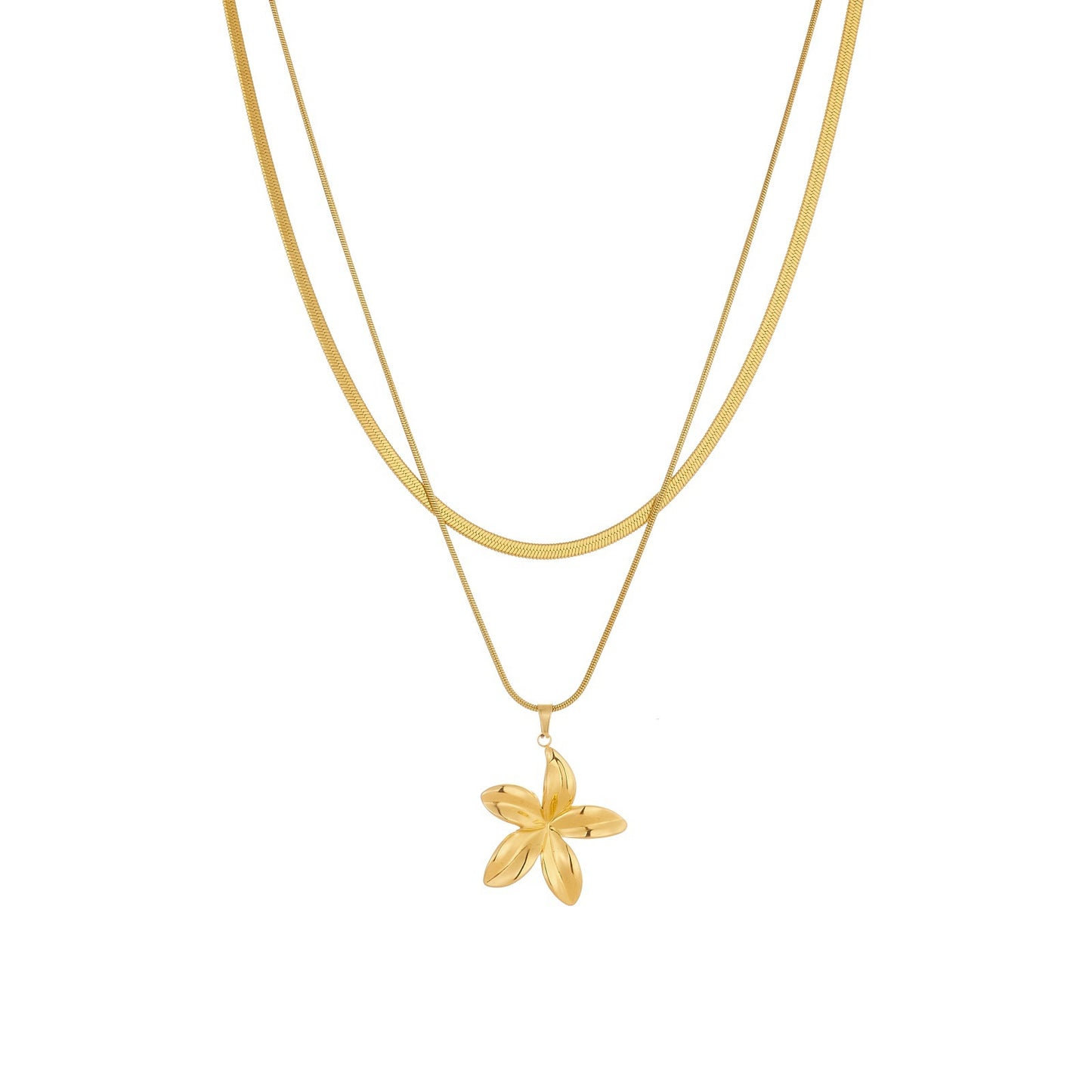 Stainless steel fashionable and versatile necklace