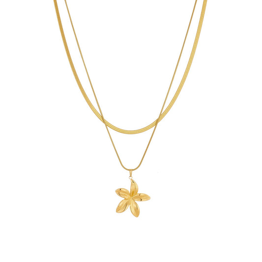 Stainless steel fashionable and versatile necklace