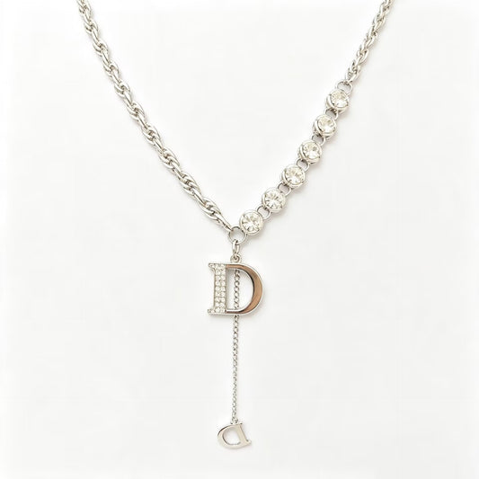 Letter D  pendant necklace