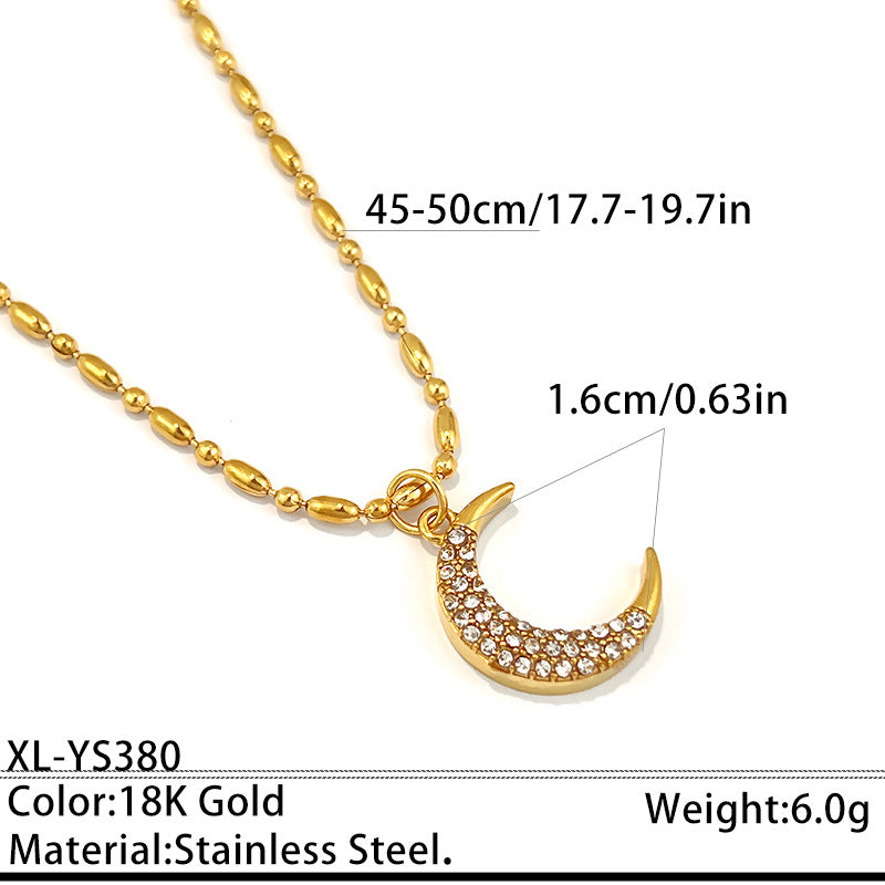 Stainless steel Minimalist pendant necklace