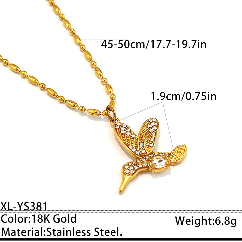 Stainless steel Minimalist pendant necklace