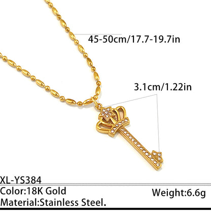 Stainless steel Minimalist pendant necklace