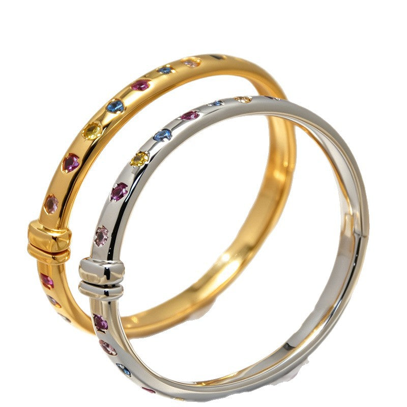 colorful zircon bracelets