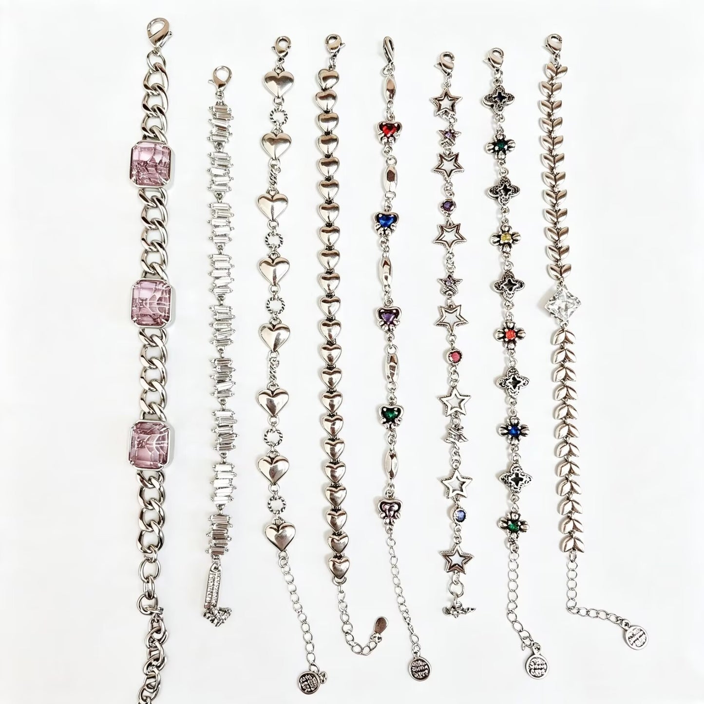 Vintage Minimalist Silver Bracelets