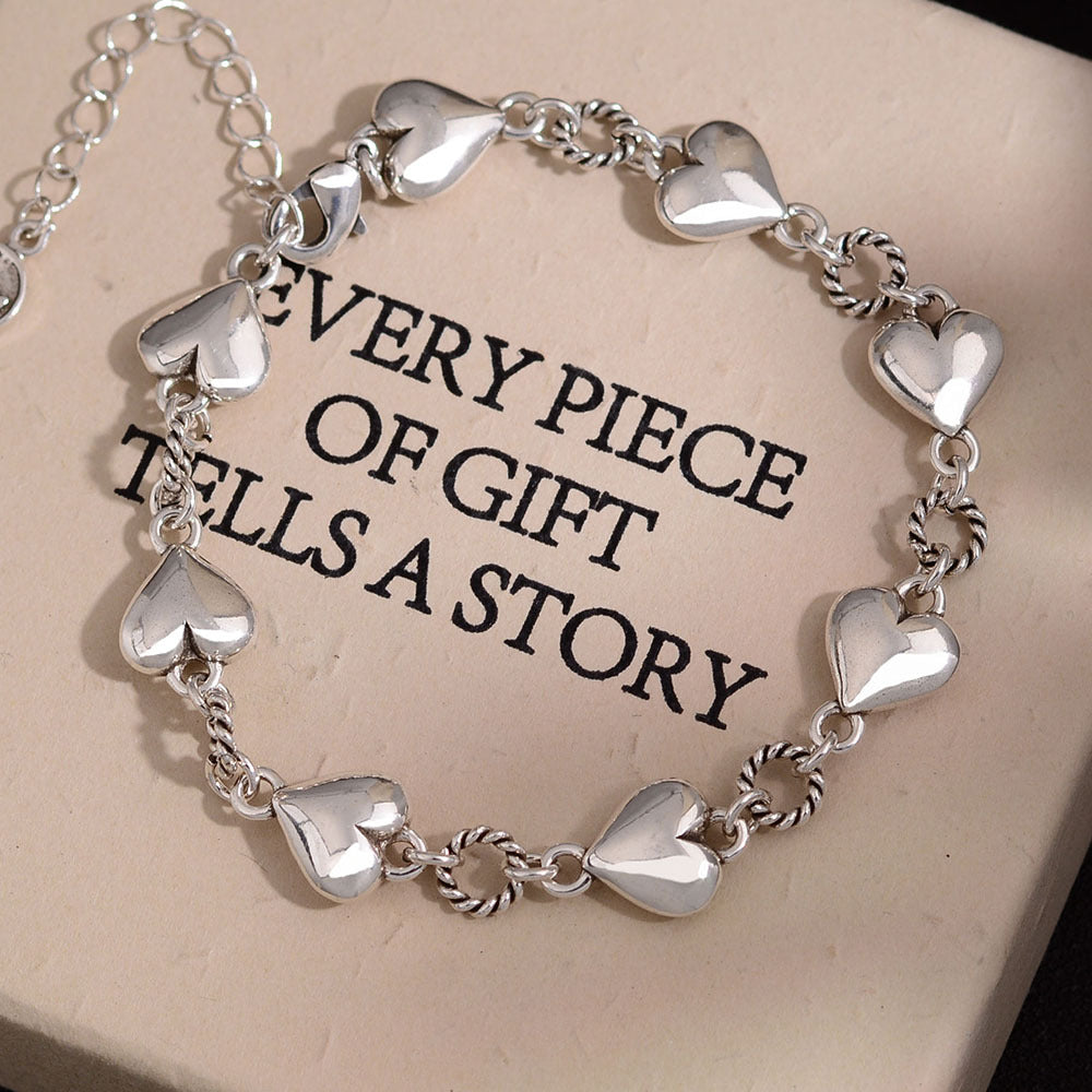 Vintage Minimalist Silver Bracelets