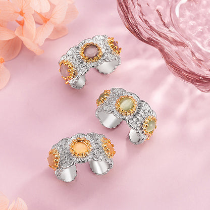 Vintage style flower ring