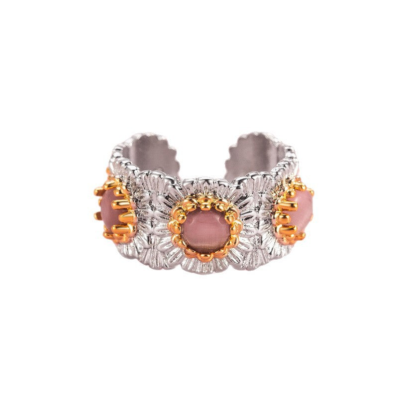 Vintage style flower ring