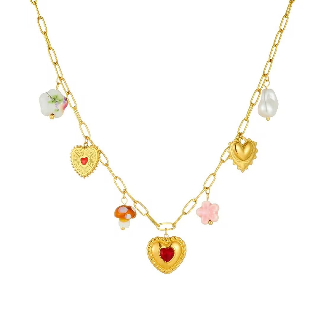 Palace Style Necklace and bracelet Set