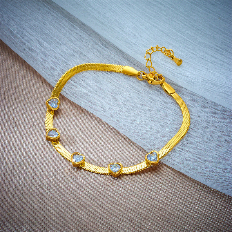 Minimal Luxury Necklace and Bracelet Set